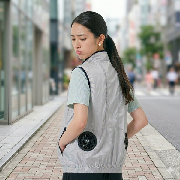 大きな従来の空調服